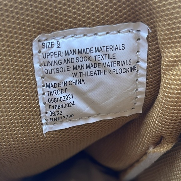 NWT Goodfellow & Co Mens Maxwell Casual Dress Ankle Boots Tan Size 9 - Picture 6 of 10